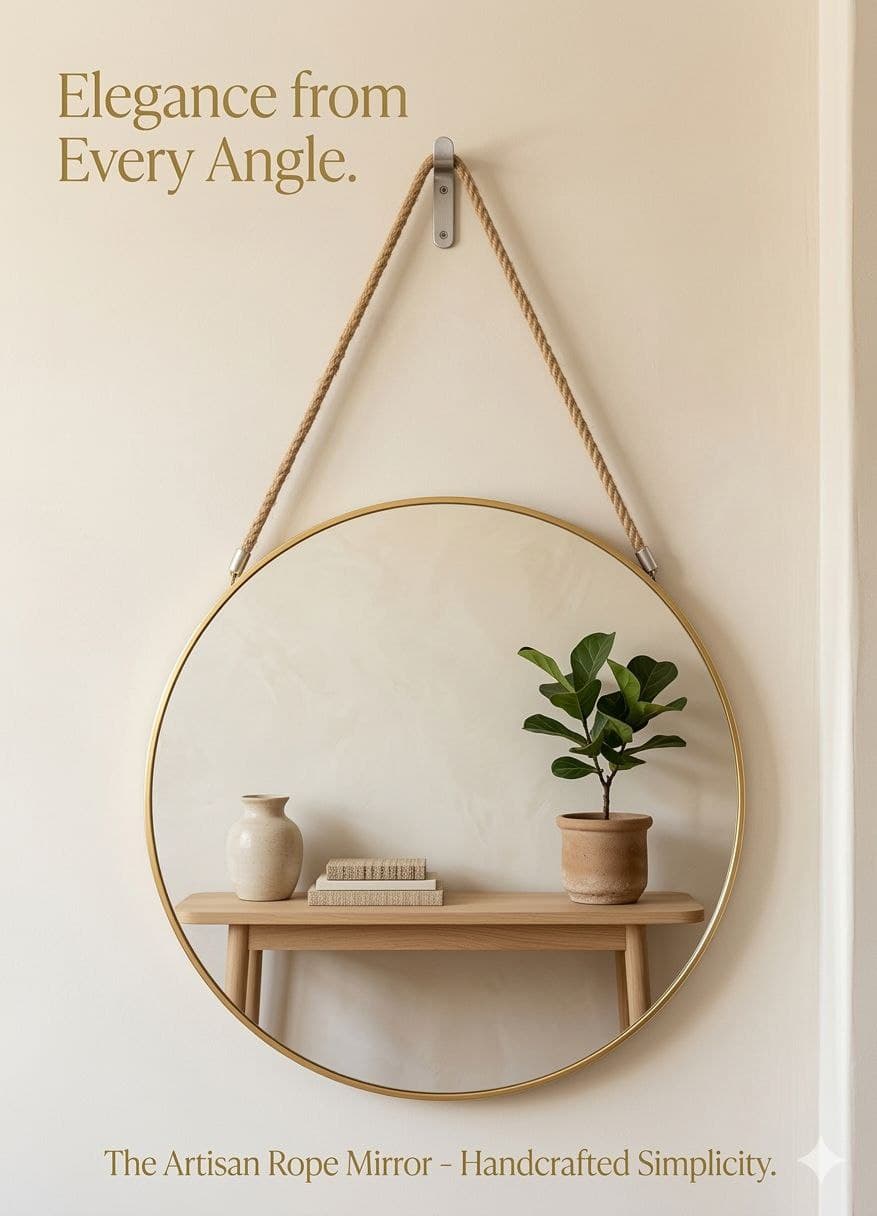Round Rope Mirror 