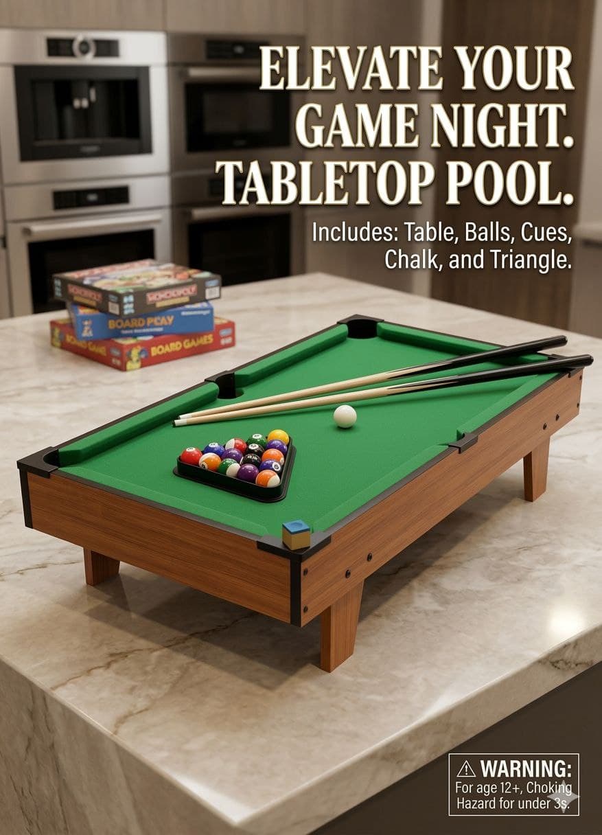 Table top pool game
