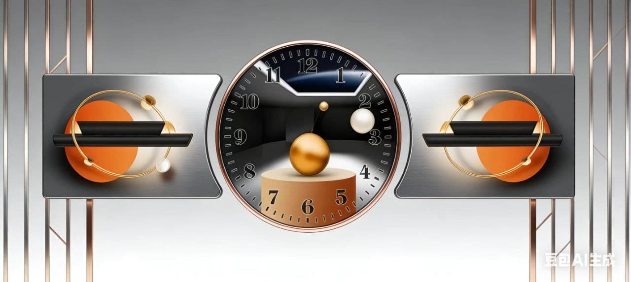 Frame wall clock  4
