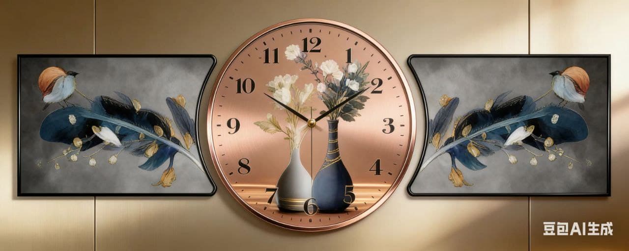 Frame wall clock  5