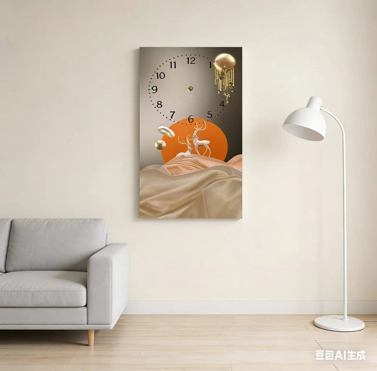 40by80cm Frame Clock 