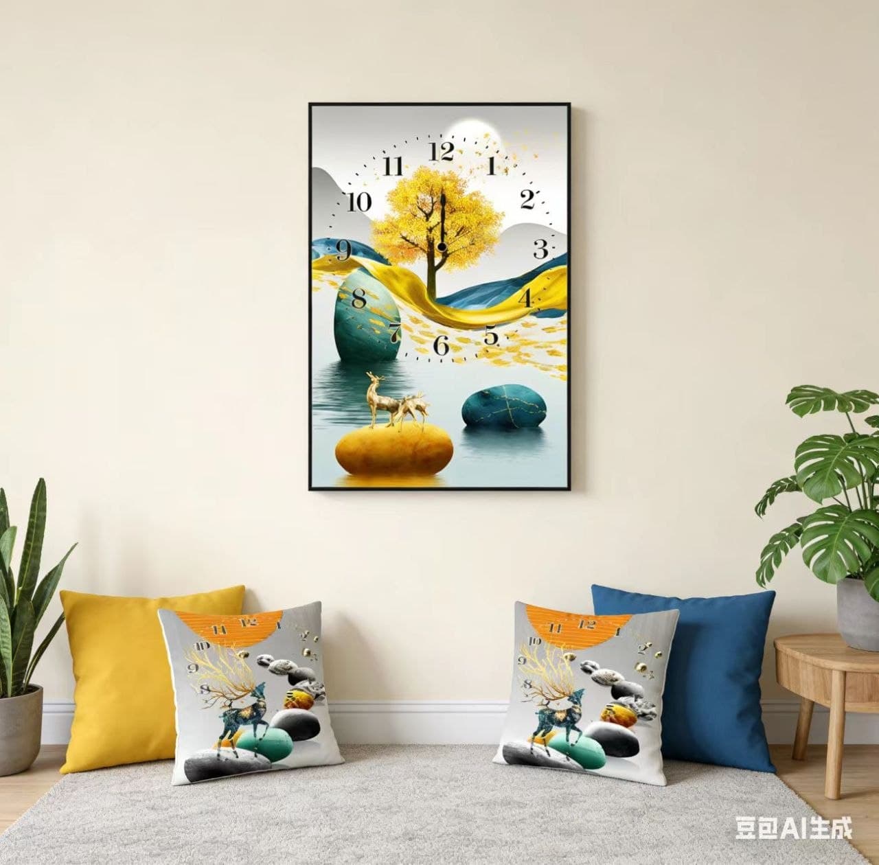 40by80cm Frame Clock  3
