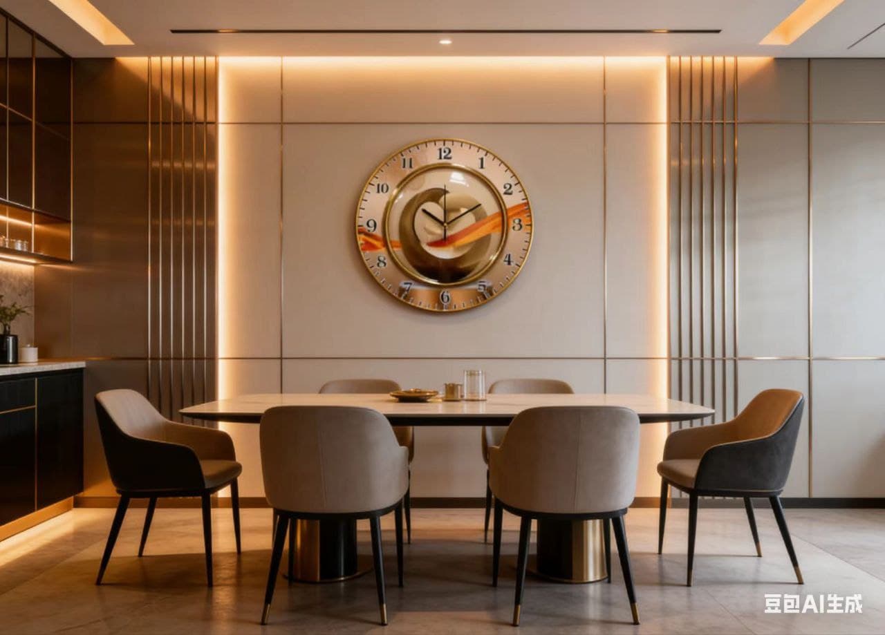 35cm Acrylic Frame Clock  4