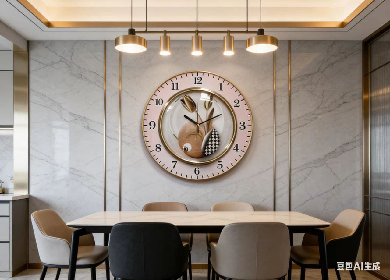 35cm Acrylic Frame Clock  5